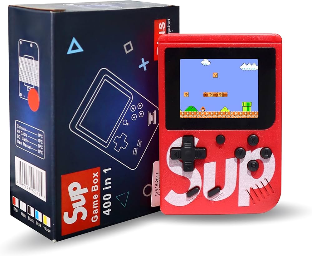 sup game box Video Game for Kids 2 Player | Video Games for Kids for Age 8-10 | Return Gifts Video Game for TV | Handheld Gaming Console USB Rechargeable Pocket Gaming Console